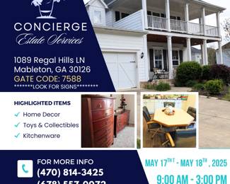 Mableton Estate Sale Cobb County Luxury Estates