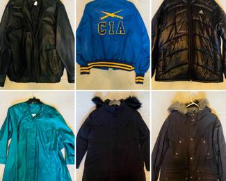 Retro and vintage winter jackets.