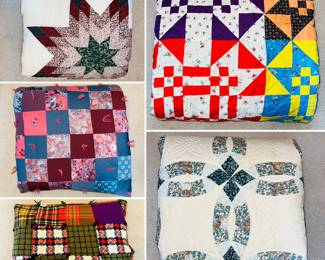 Beautiful handmade quilts.