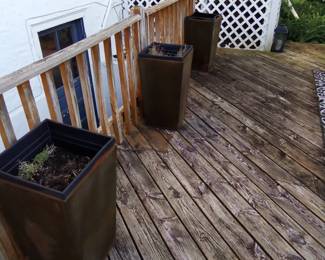 These are made of metal with a liner