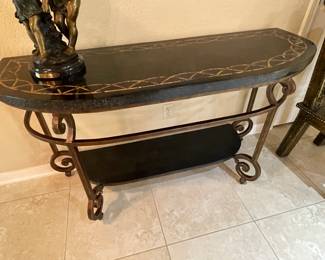 SOFA /ENTRY TABLE HAVE 2 SIDE TABLES THAT MATCH ALSO