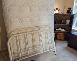 Full Size Bed, Metal Bed Frame, Cubii Stepper
