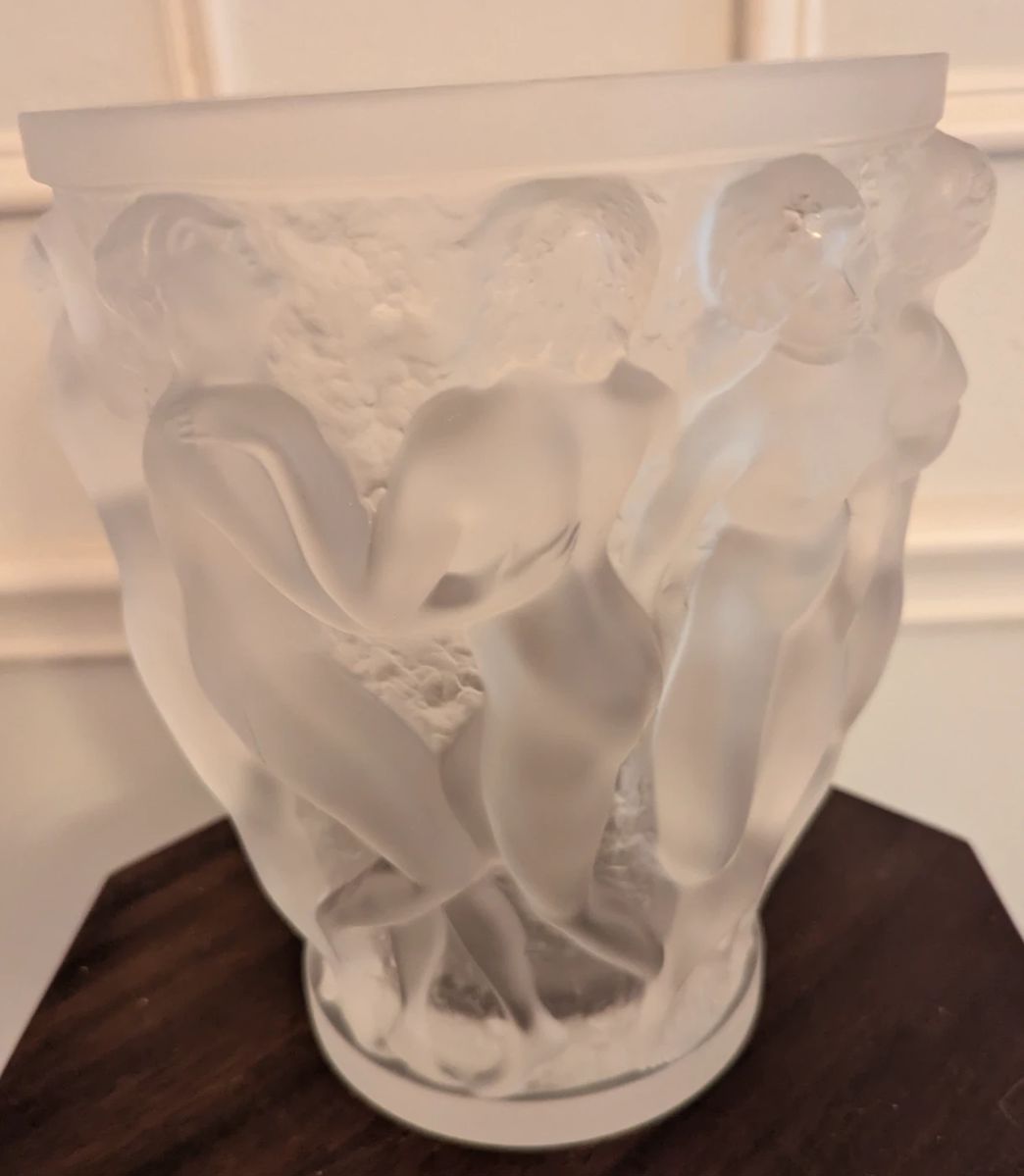 Lalique Large Bacchantes Vase