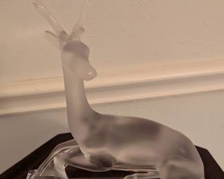 Lalique Cerf Stag Deer Crystal