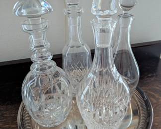 Crystal decanters
