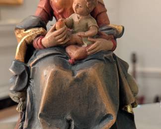 Anri Madonna and Child figurine