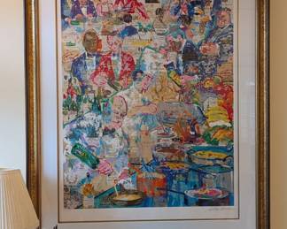 LeRoy Neiman "International Cuisine"