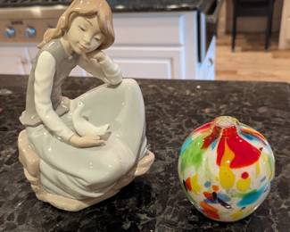 Lladro/NAO, Art Glass bud vase
