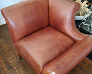 Pair of leather chairs