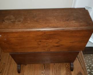 2 tiered English oak table