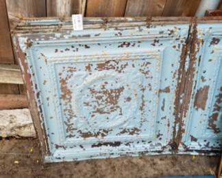 Ceiling tiles from historic McKinney building