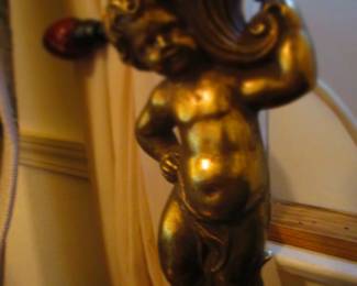Cherub on lamps