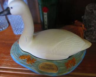 Swan Ducks Unlimited Decanter