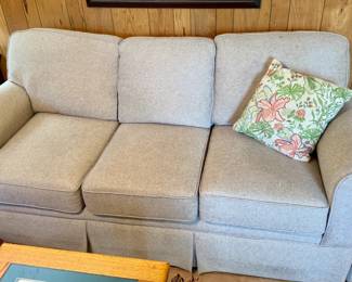 Grey fabric sofa
