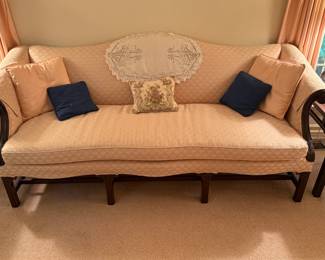 MCM upholstered settee