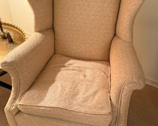 Wingback accent chair