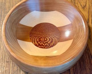 Handcrafted wood bowl by Bill Yarberry