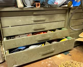 Vintage tool storage