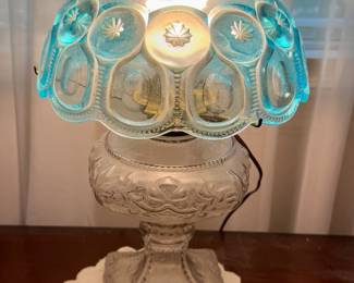 Moon and Stars pattern fairy lamp