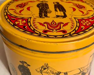 Vintage Victor Brand Sturgis Pretzel Co. tin