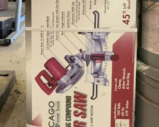 Chicago Electric miter saw (new)
