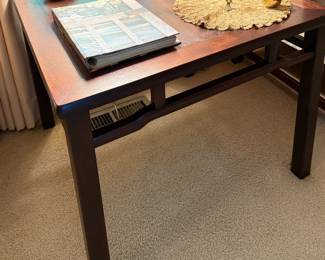 Two-tone wood side table (1 of 2)