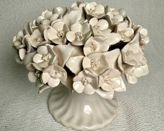 Porcelain floral bouquet