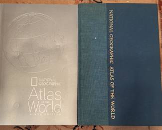National Geographic "Atlas of the World" Ninth and Fourth Editions