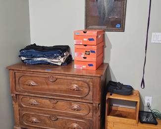 Dresser, shoes new in box!