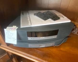 #140 Bose Wave System & Multi-CD Changer Espresso Black Manuals & Remotes $175.00