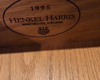 #65 Henkel Harris 1996 4 drawer end table Tall 33x19x31 $500.00 SOLD
#66 Henkel Harris 1996 4 drawer end table x 33x19x31 $500.00