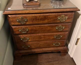 #17 American Drew 4 drawer side table 24x14x24 $225.00