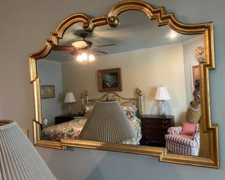 #72 gold mirror 41x30 $120.00