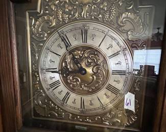 #61 tread grandfather clock 18x11x76 $275.00