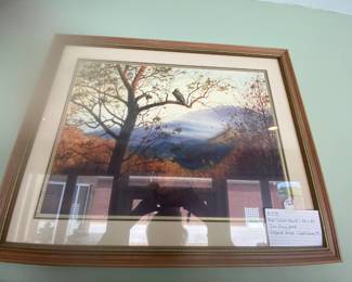#168 "Red Tailed Hawk" 24x30 Jim Gray Print Regional Artist $275.00