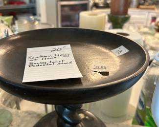 #244 Southern living at home barley twist pedestal stand $20.00