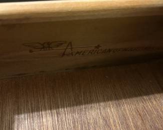 #17 American Drew 4 drawer side table 24x14x24 $225.00