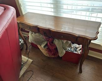 #54 Ethan Allen sofa table 57x17x27 $175.00