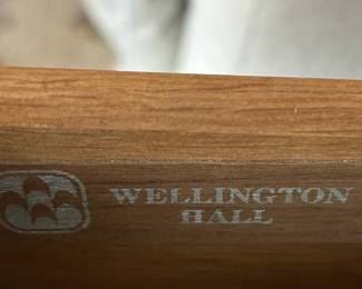 #56 Wellington Hall rectangle end table with drawer 18x28x24 $120.00