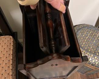 #25 wood Martha Washington sewing case 12x9x25 $100.00