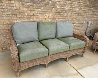 #113 summer classic sofa with as is cushions $175.00