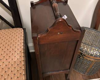 #25 wood Martha Washington sewing case 12x9x25 $100.00