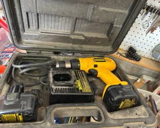 #219 Dewalt drill with 2 batteries in case $40.00