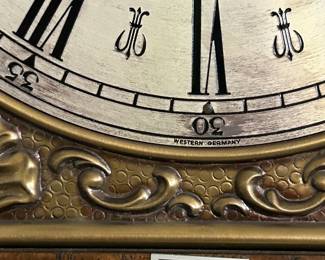 #61 tread grandfather clock 18x11x76 $275.00