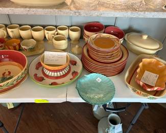 #243 50 piece Gail Pittman southern living set Siena $150.00