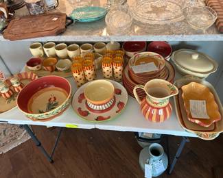 #243 50 piece Gail Pittman southern living set Siena $150.00
