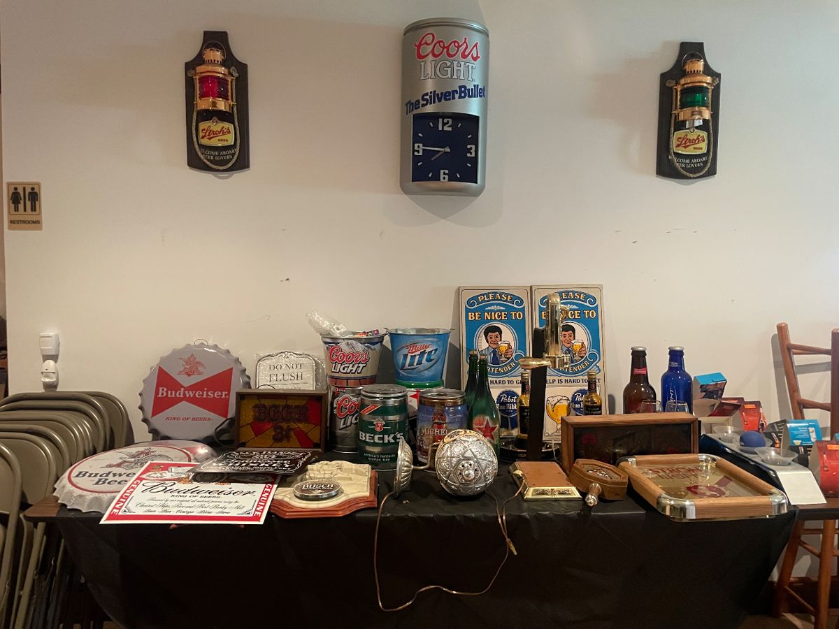 Nice selection of advertisement for bars