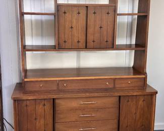 MCM Broyhill Saga Mid Century Walnut Room Divider
