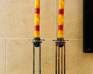 Richard Meier for Swid Powell candlesticks