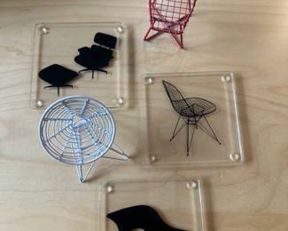 Knoll miniatures and coasters